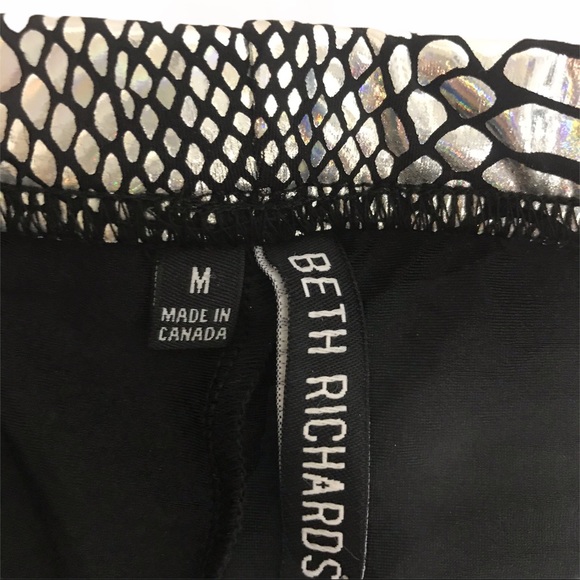 Beth Richards Kim Short Snake Metallic Swim Bottom - Picture 5 of 5